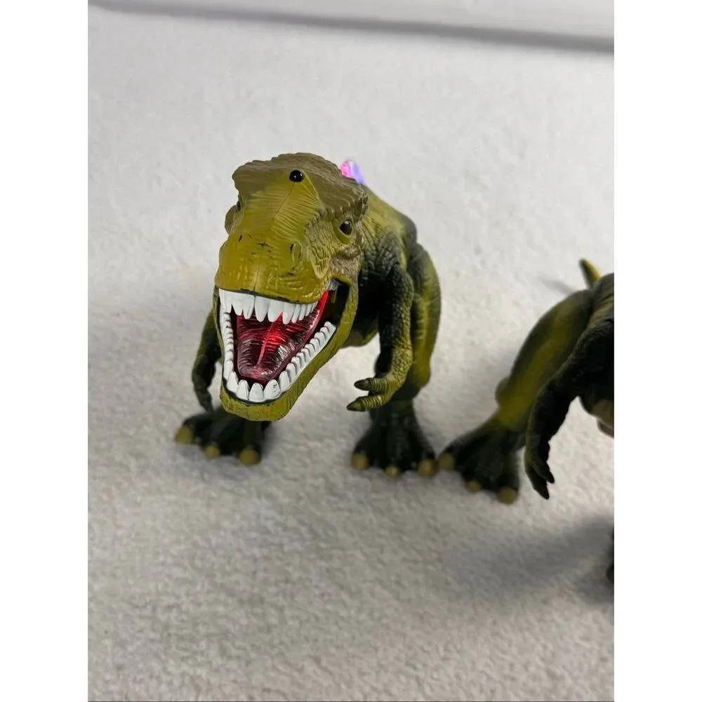 LED Light-Up Roaring T-Rex Dinosaurs